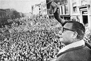 Chile - Allende Speaks to Mass Rally