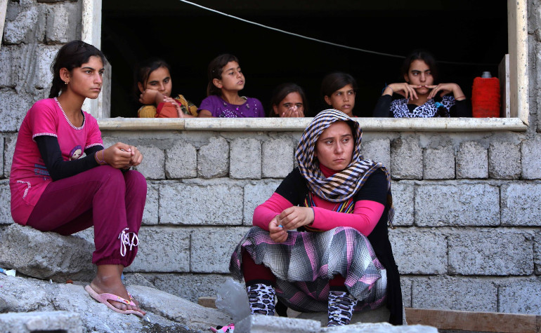 Iraqi women refugees