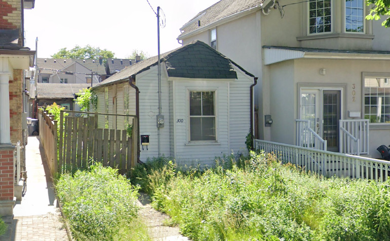 A house on a quarter-plot in Toronto sold for $1.8 million